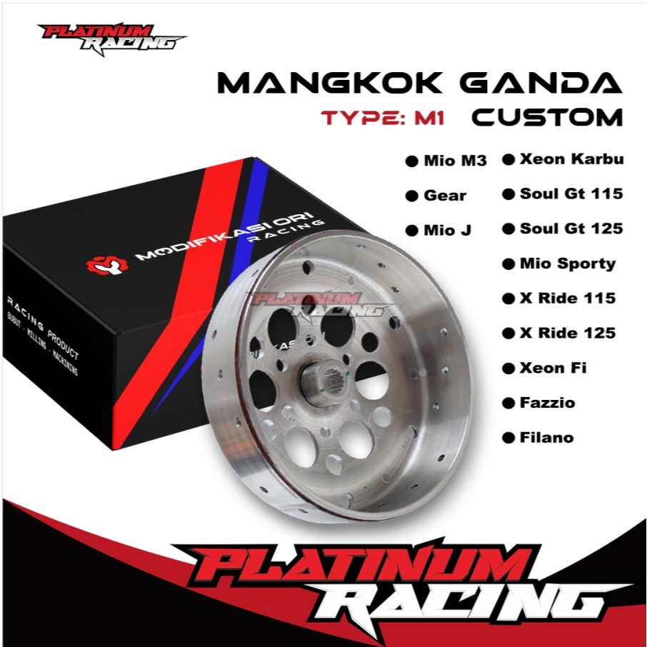 MANGKOK KAMPAS GANDA KARTEL MIO SPORTY MANGKOK CUSTOM CVT XEON MIO J XRIDE BY PLATINUM RACING