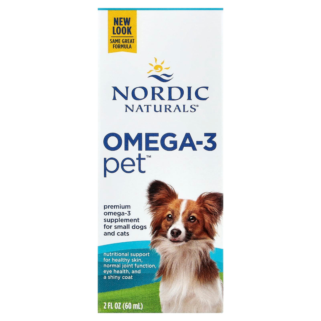 Nordic Naturals Omega-3 Pet For Small Dogs and Cats 60 ml