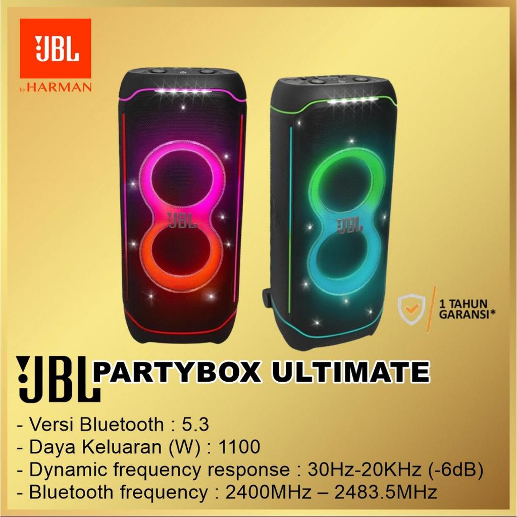 JBL PartyBox Ultimate 1100W Bluetooth Dual-Band Wi-Fi Speaker Party Box