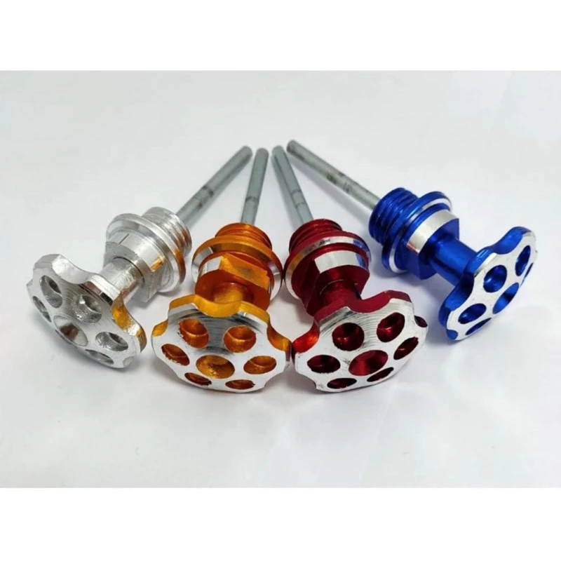 baut tutup oli mesin full cnc model jarum probolt  motor beat vario vixion fino cb150r supra x 125 s