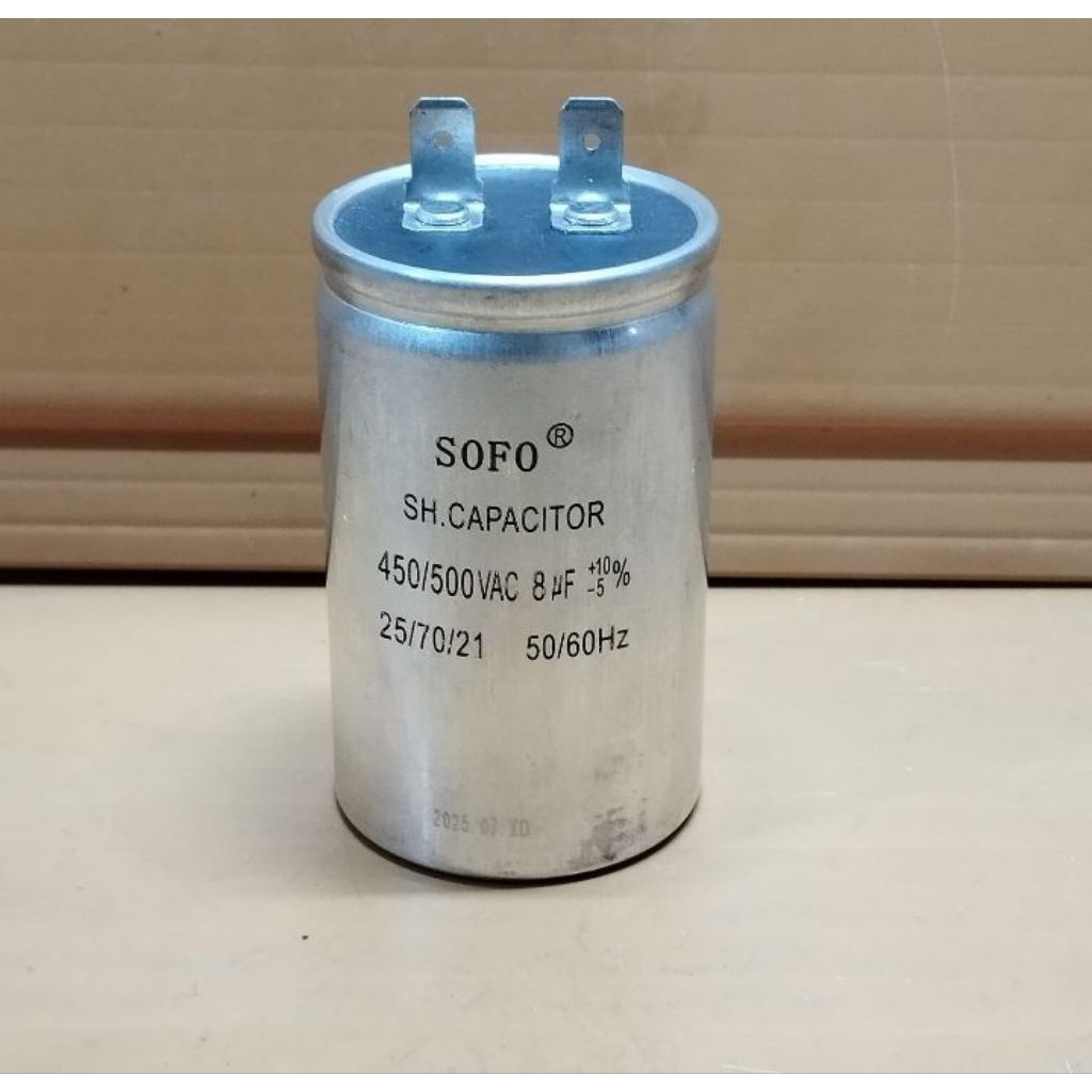 kapasitor mesin cuci Sharp 1tabung top loading 8,9,10,11,12uf