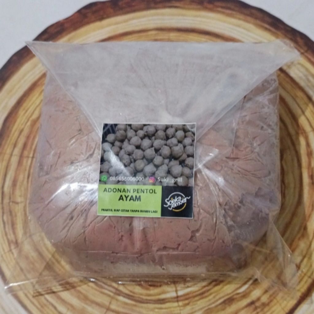 Adonan pentol rasa ayam