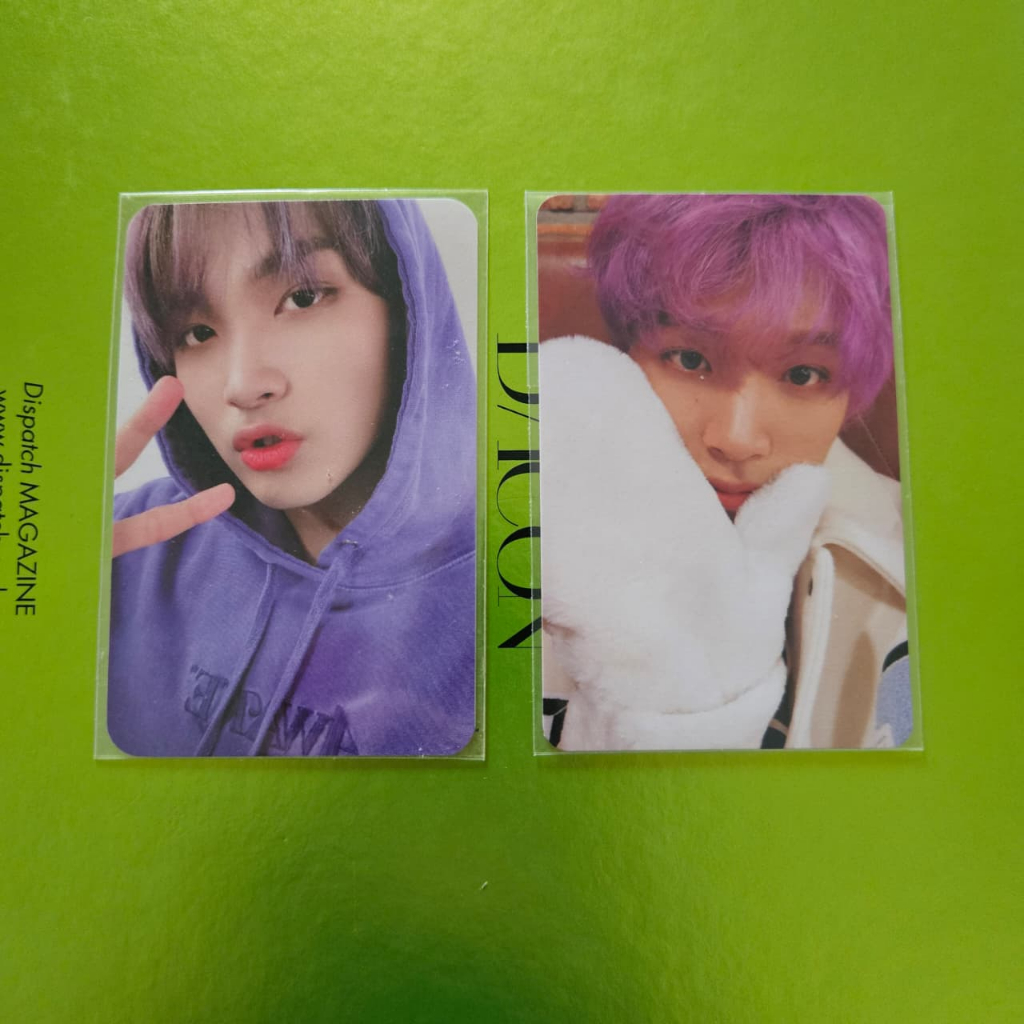 (ready stock) haechan hoodie ungu photopack 2021 take all with candy pc official photocard