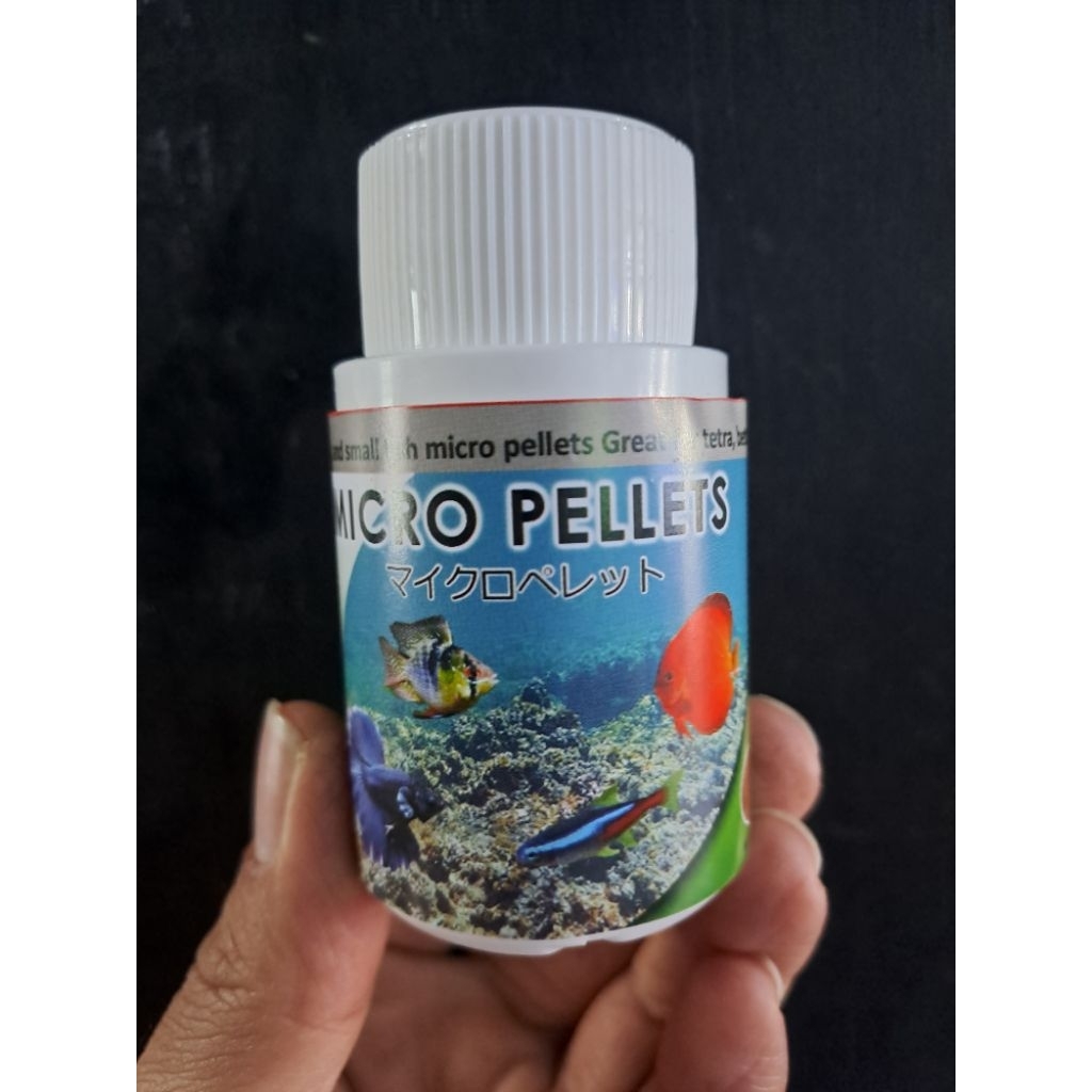 Micro Pellets / Pelet Halus / Pelet Ikan Cupang / Makanan Ikan Cupang / Pelet Ikan Kecil