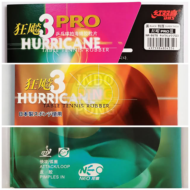 Nittaku Hurricane 3 PRO NEO 2.0 Super Thick DHS H3 III