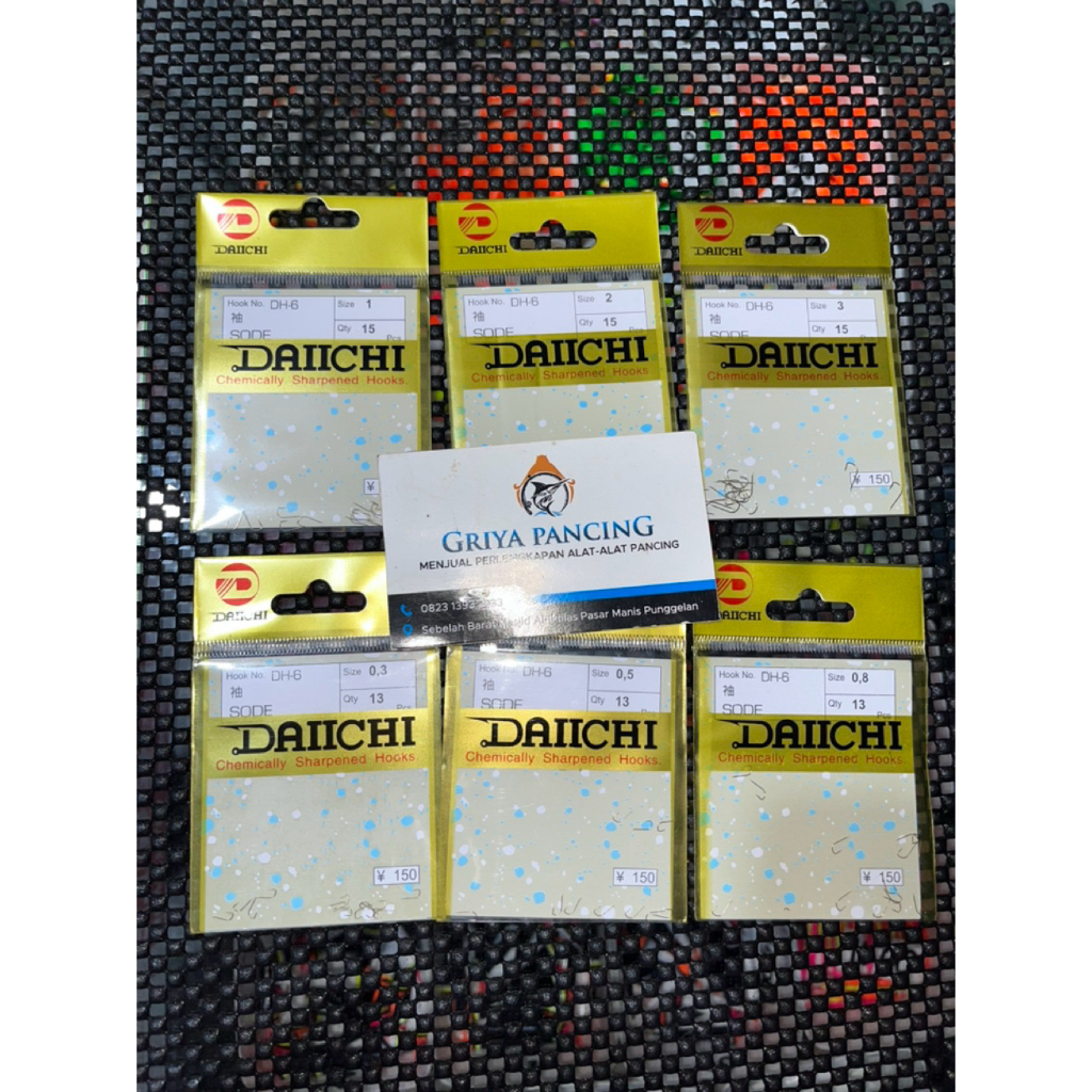 Kail pancing merk DAICHI SODE DH-6  Nomor 03,05,08,1,2,3