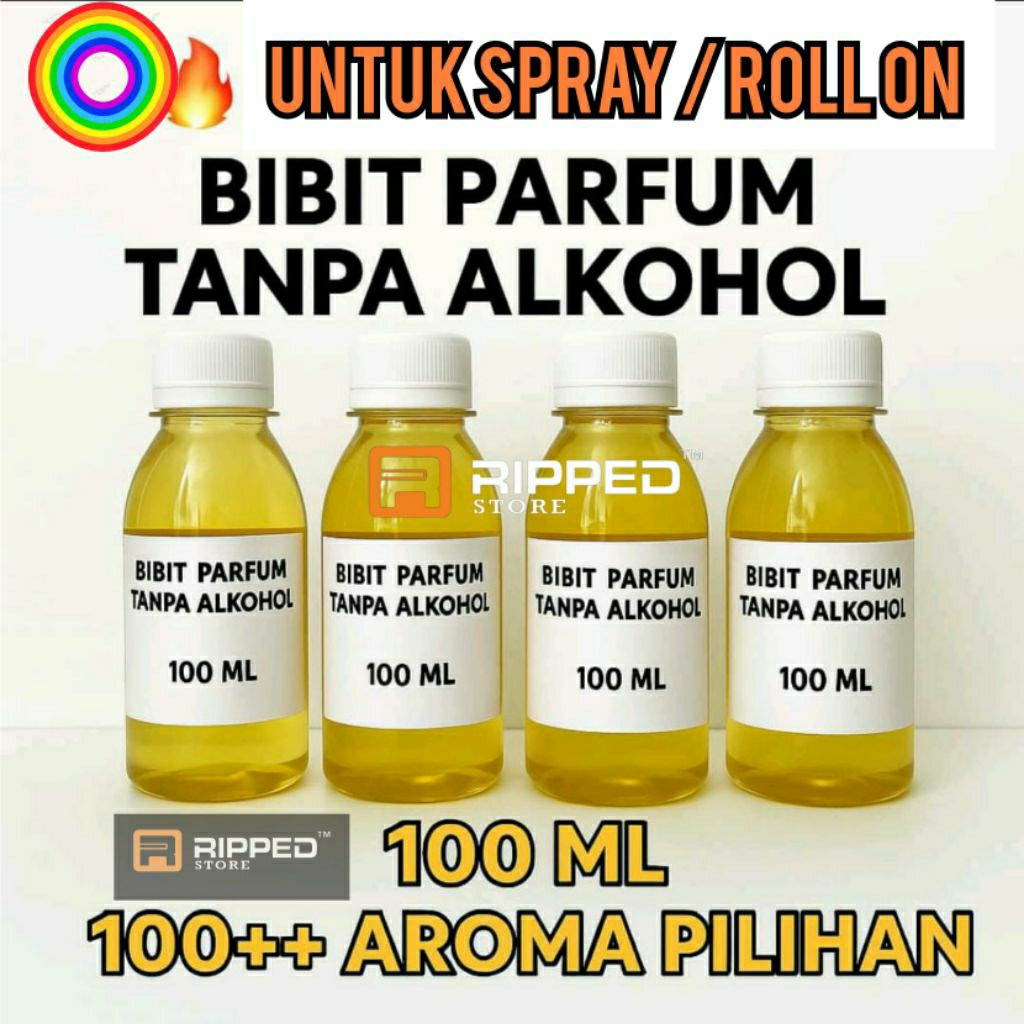 Bibit Parfum Murni 100ml Tanpa Alkohol Murah || Bisa Untuk Spray & Roll On