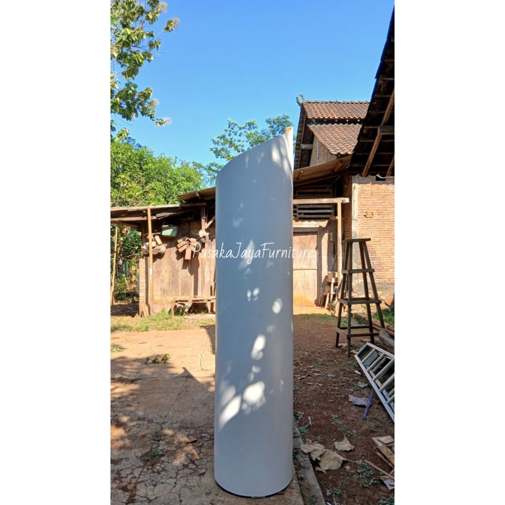 Backdrop Tiang Soko Bambu Runcing Dekorasi Pelaminan