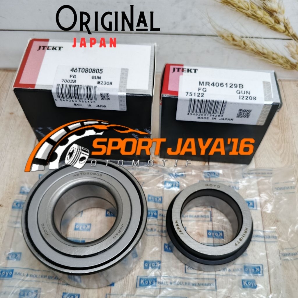 BEARING RODA BELAKANG + CONES BEARING TRITON PAJERO STRADA KOYO JAPAN