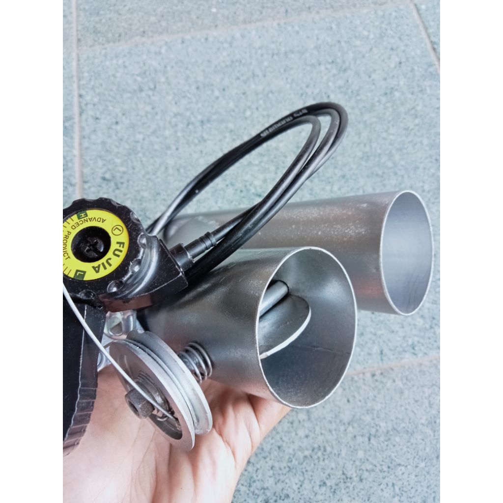 KNALPOT MOBIL VALVETRONIK DOBEL SUARA 2 INCH