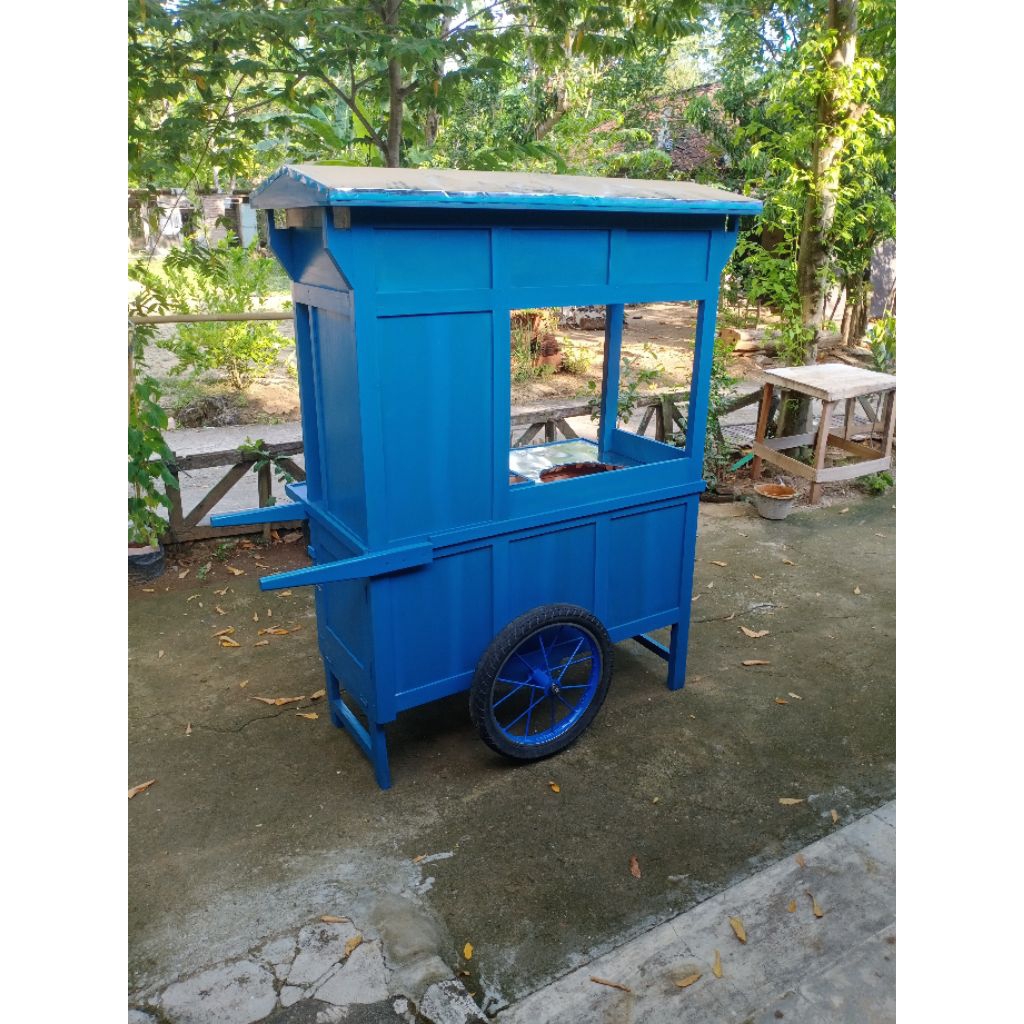 gerobak biru, gerobak mie ayam, grobak soto, gerobak bakso, gerobak siomay, gerobak mie pangsit, ger