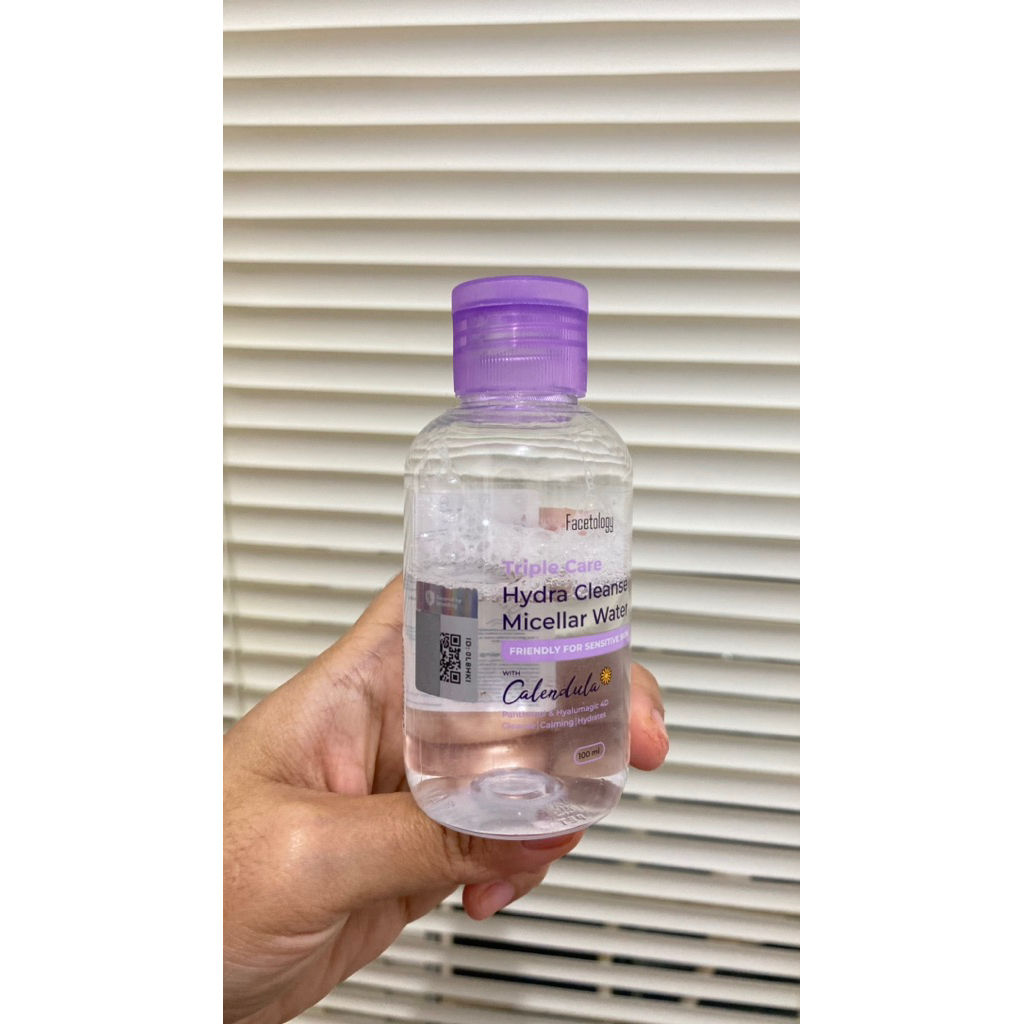 preloved bundling micellar water + sunscreen facetology