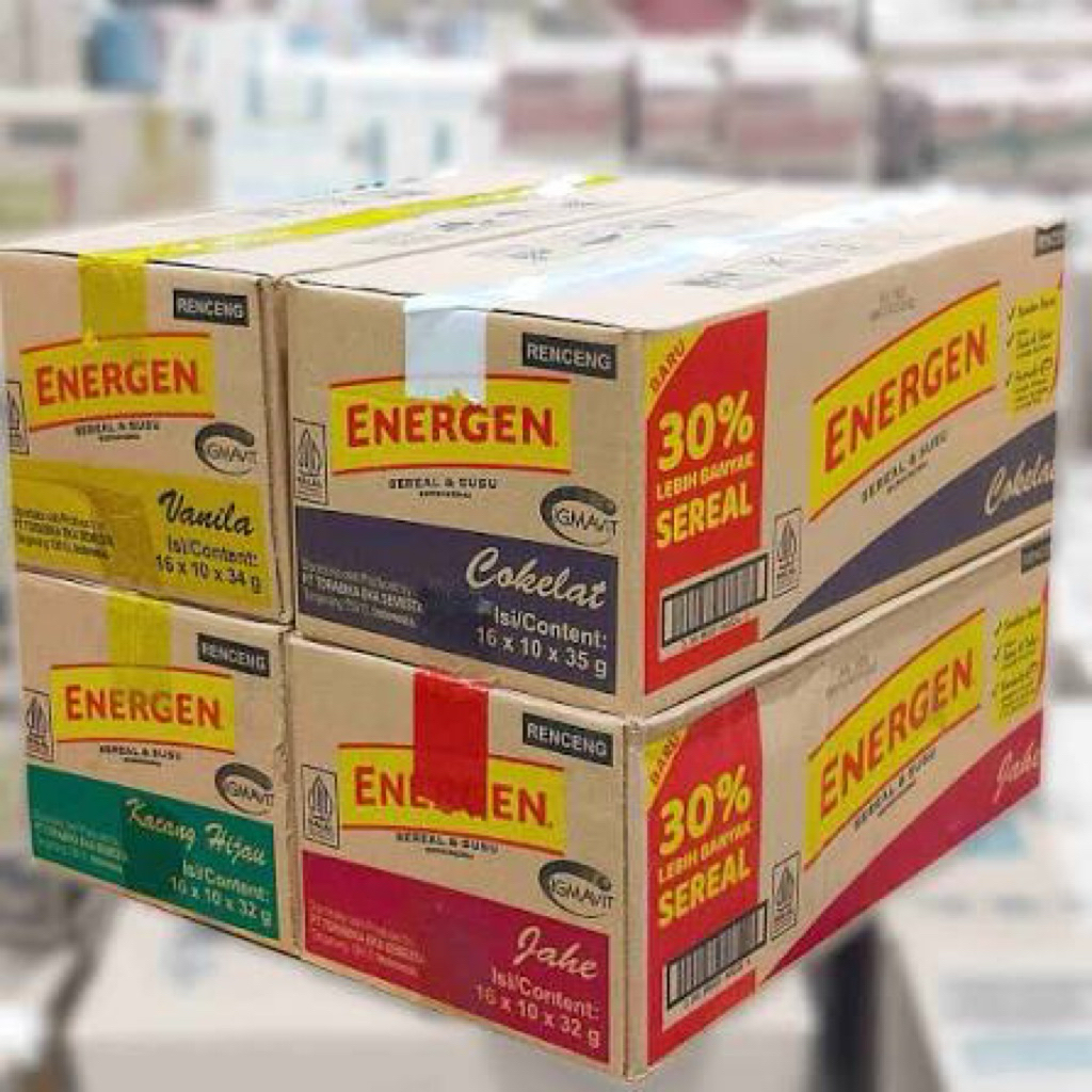 energen dus coklat vanila kacang hijau