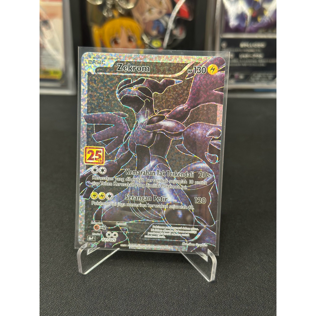 Pokemon Zekrom 25th 021/025 Indonesian