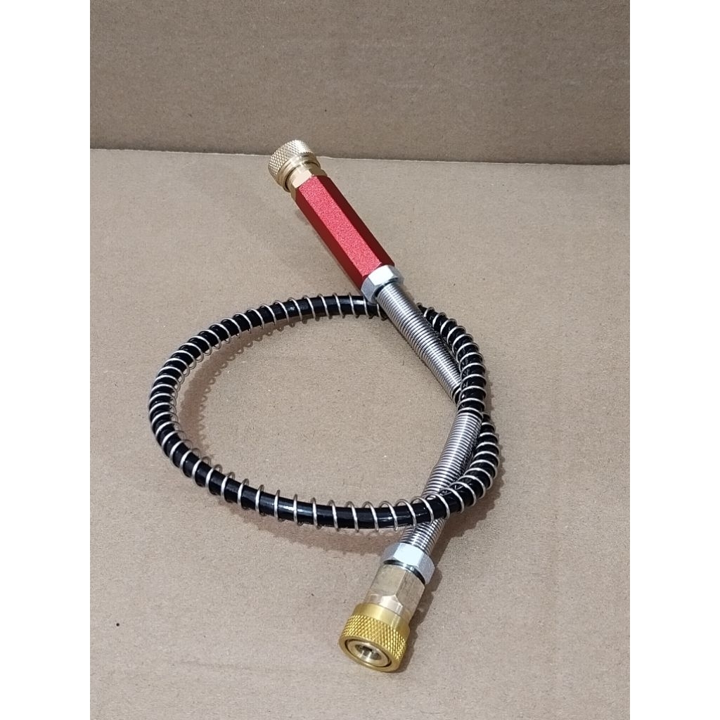 SELANG POMPA PCP DOUBLE MINI KUPLER BETINA|SUDAH ADA FILTERNYA|SPAREPART POMPA PCP, SCUBA,KOMPRESOR