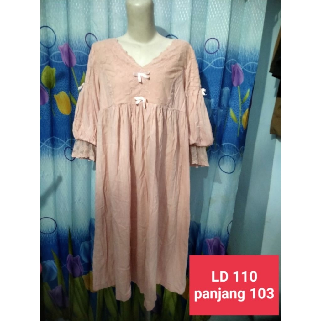 Baju Dress tunik gamis  second/bekas layak pakai