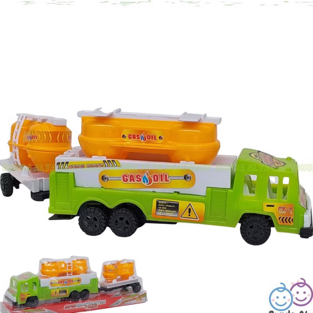 (COD) MAINAN ANAK TRUCK KONTRUKSI GANDENG/MAINAN TERBARU ANAK TRUCK GANDENG
