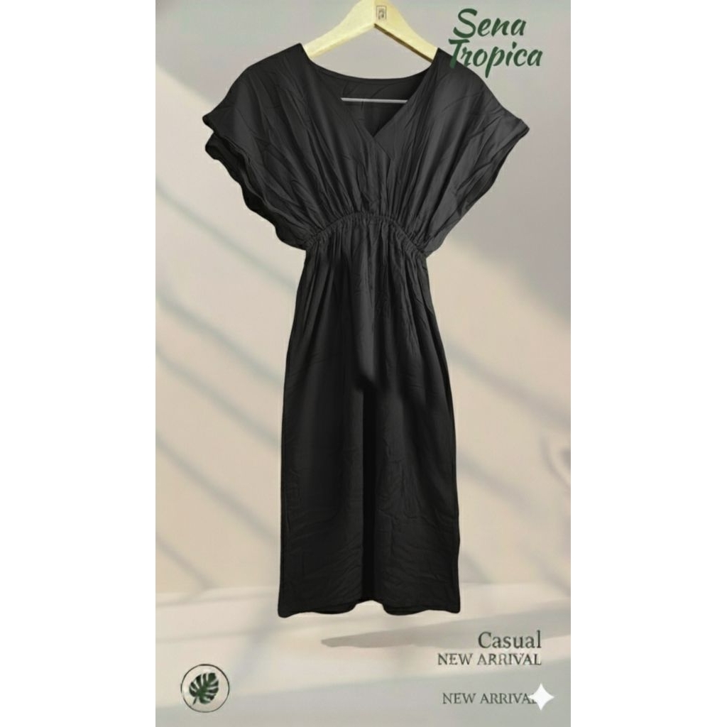 Sena Tropica - Dress Crincle//Blouse Crincle//Setelan Crincle//Daster Crincle//Midi Dress Crinkle Ai