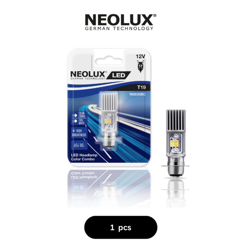 Neolux Lampu Motor LED T19 Putih Osram Hemat Aki Kompatibel AC/DC