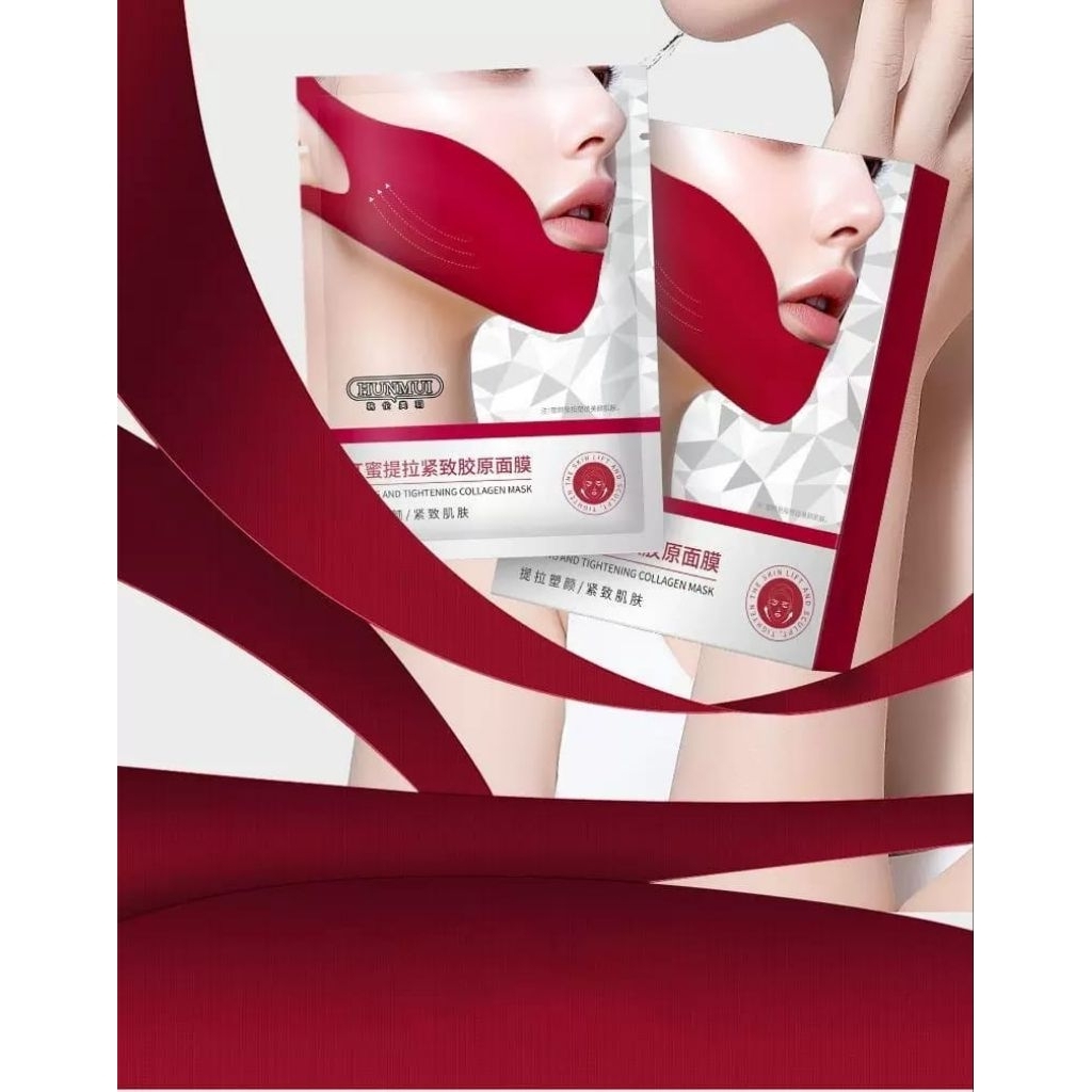 HUNMUI V-SHAPE LIFTING MASK / HUNMUIRED HONEY LIFTING AND FIRMING COLLAGEN MASK