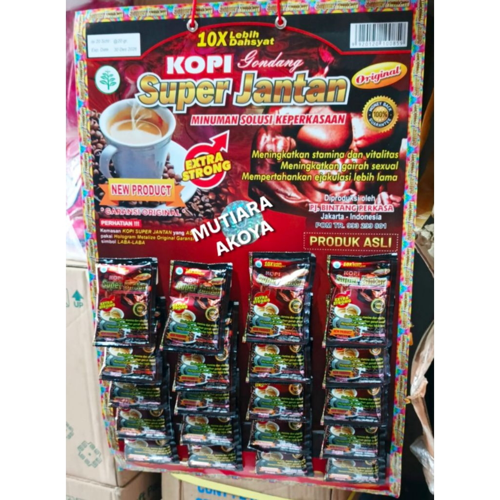 KopiSuper Jantan Asli Original (TIDAK ASLI UANG KEMBALI)