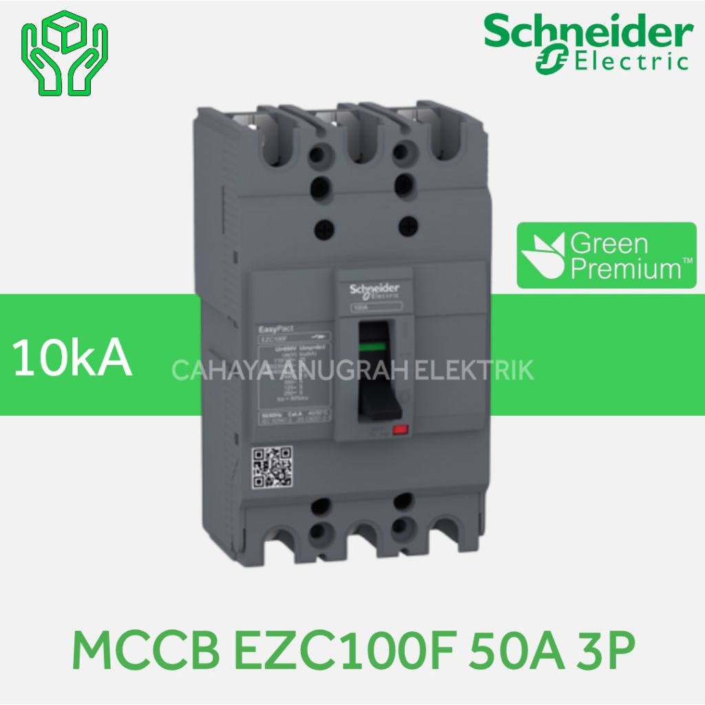 MCCB Schneider ezc100f 50A 3P NFB 50A 3Phase mccb 50A 3 Phase original