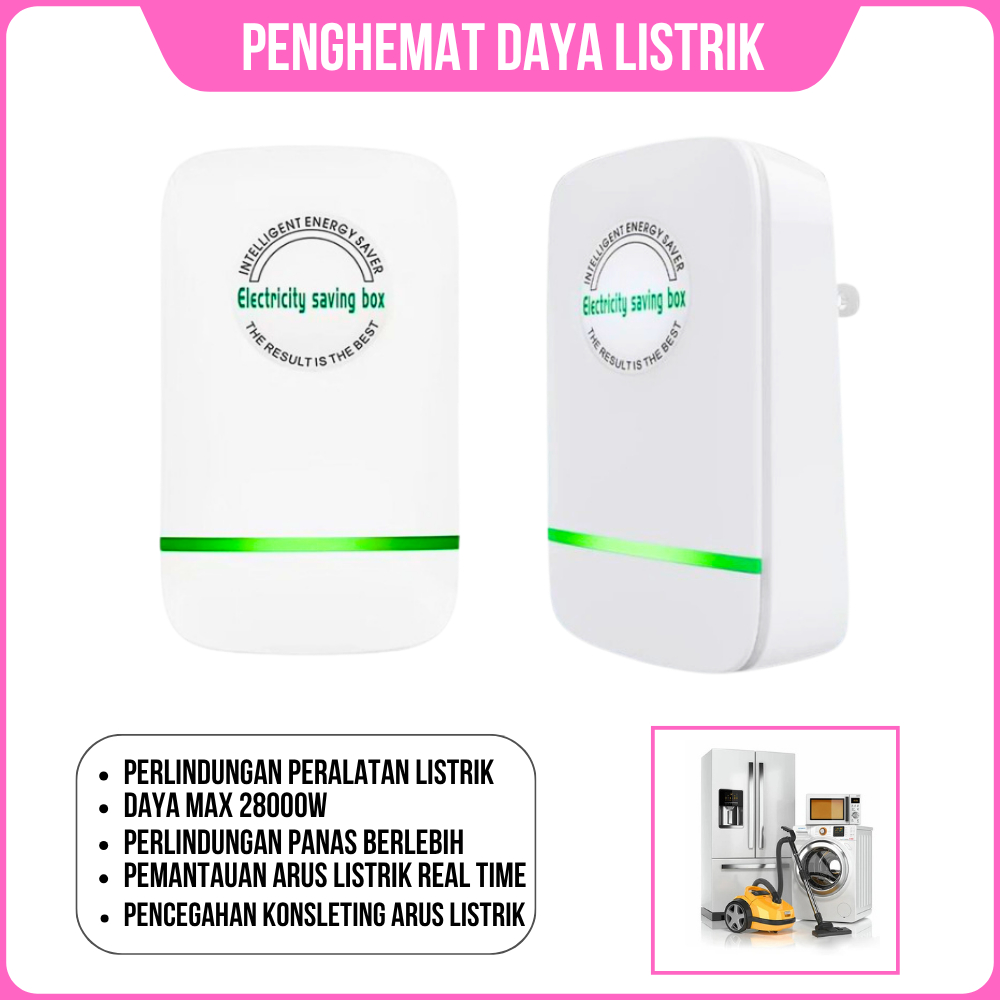 Penghemat Listrik Electricity Saving Box Penghemat Listrik Hemat KWH Tagihan Pulsa Token Bulanan