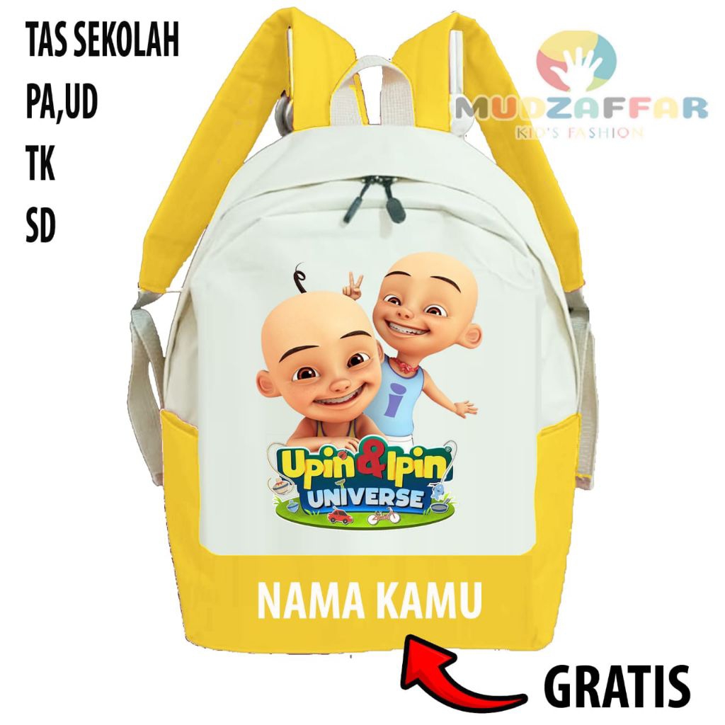 FREE NAMA TAS RANSEL ANAK TK PAUD SD UPIN IPIN UNIVERSE TAS RANSEL ANAK UPIN IPIN UNIVERSE