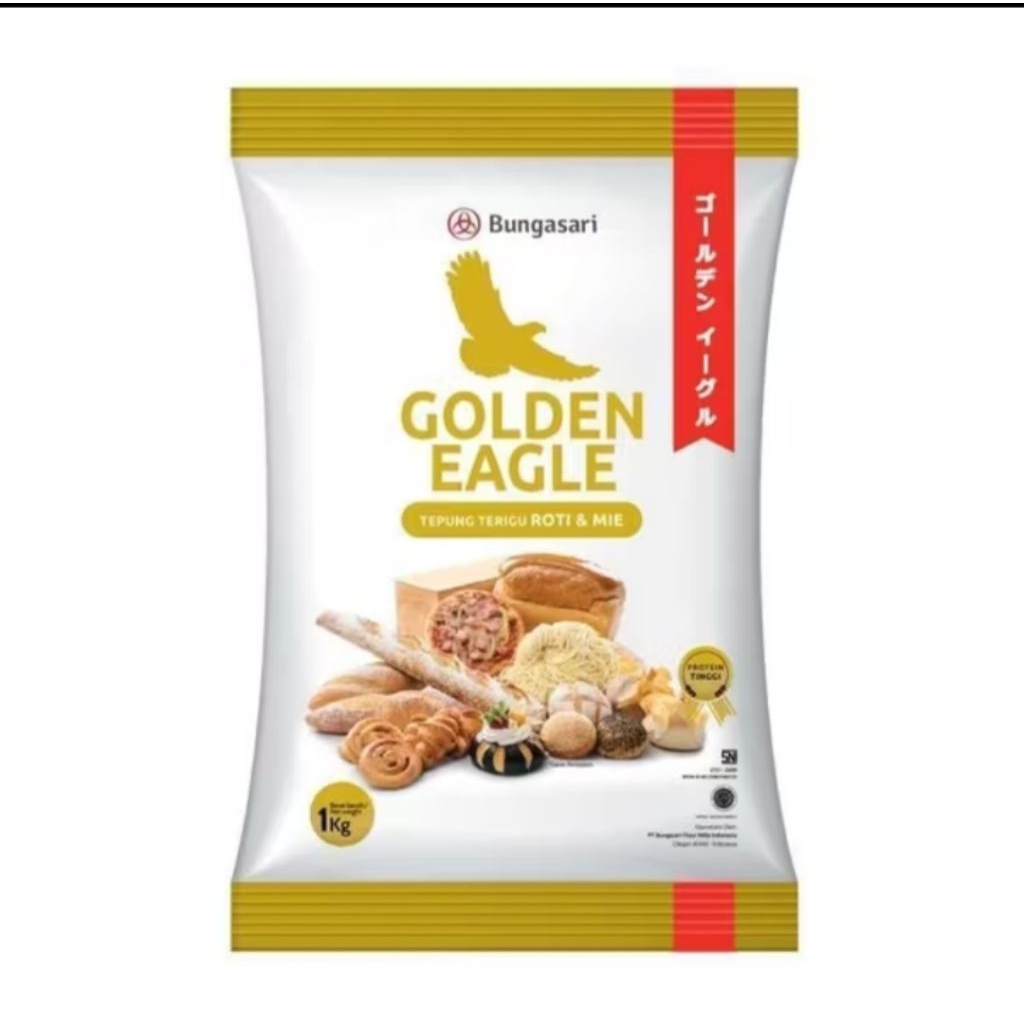 Tepung terigu golden eagle 1 kg