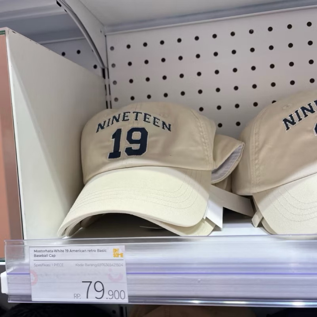 TOPI KKV NINETEEN 19 CREAM