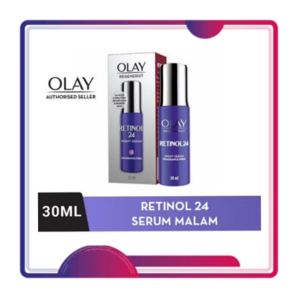 Olay Regenerist Retinol 24 Niacinamide Night Serum Skincare Anti-aging 30ml