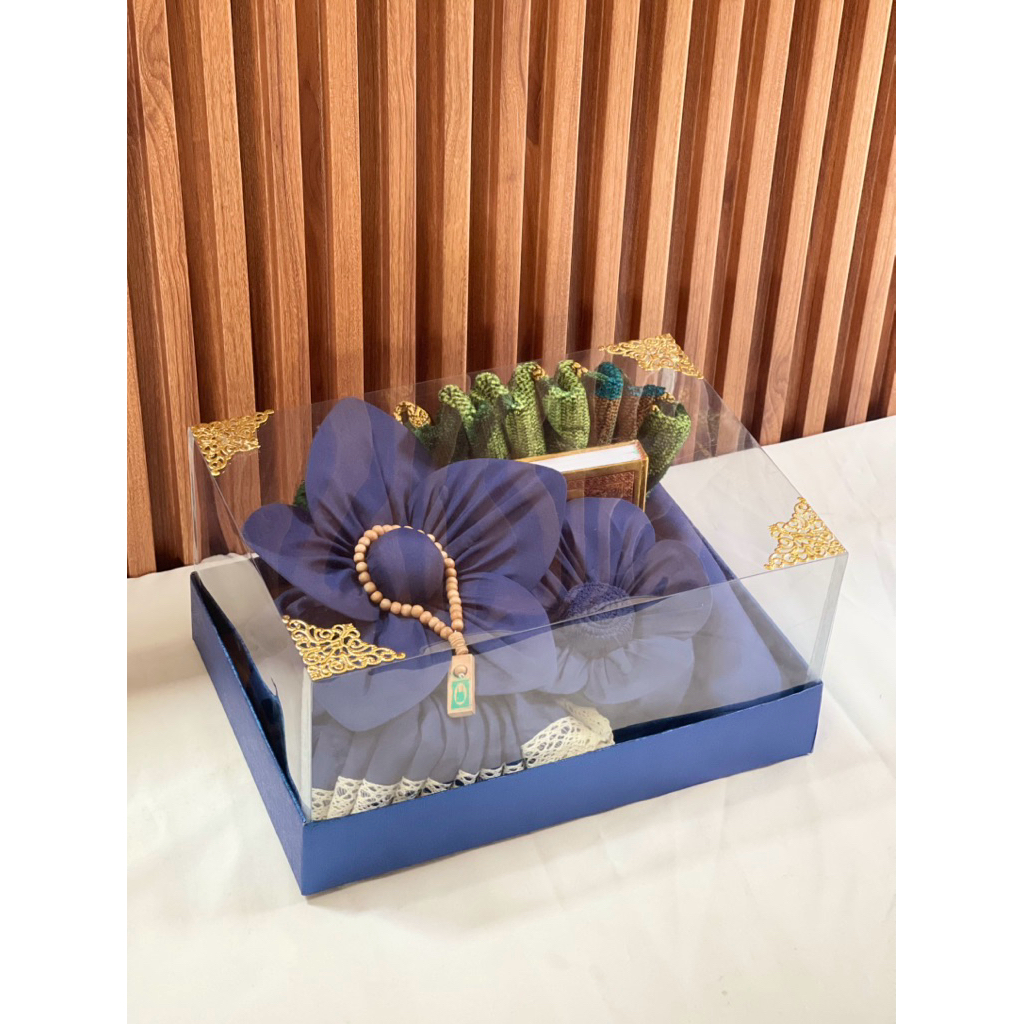 Mahar Seperangkat Alat Sholat | Set Alat Sholat Lamaran | Hantaran Alat Sholat Box Mika Besar