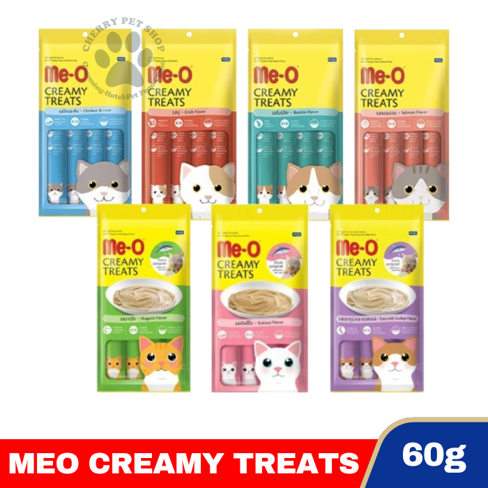 MEO CREAMY TREATS SNACK KUCING ALL VARIAN TERMURAH