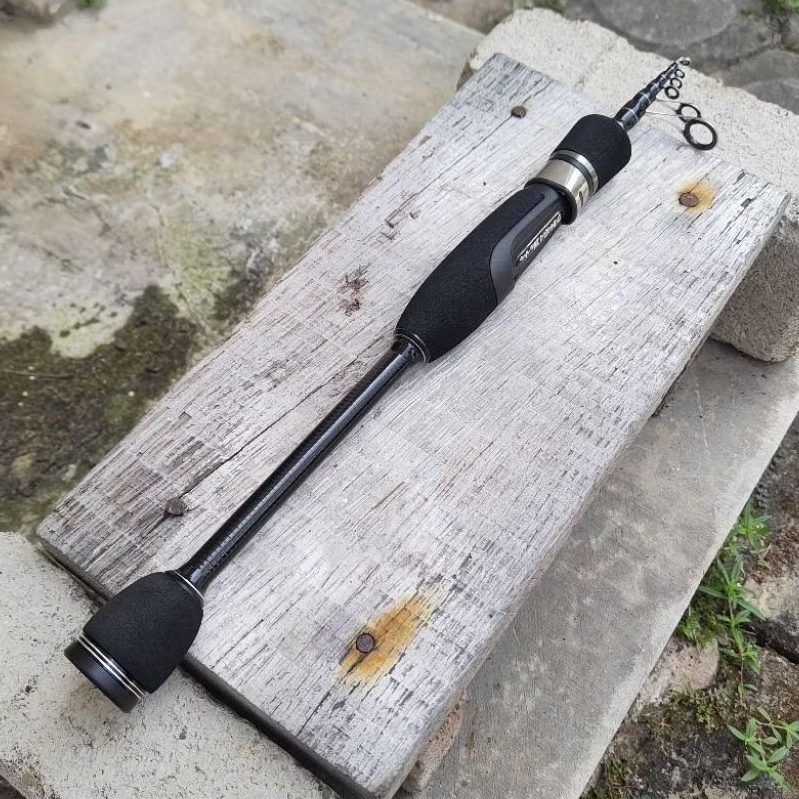 Joran Ajing UL Custom telescopic 2-6lb Joran spinning JapanStyle Full Black