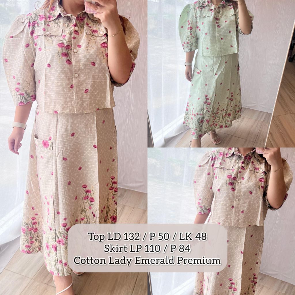 BEAUTYBIG - MINDY SKIRT SET PREMIUM JUMBO BIGSIZE