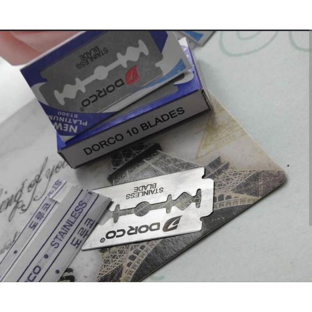 Silet dorco asli original dorcoo biru Silet tajam razor
