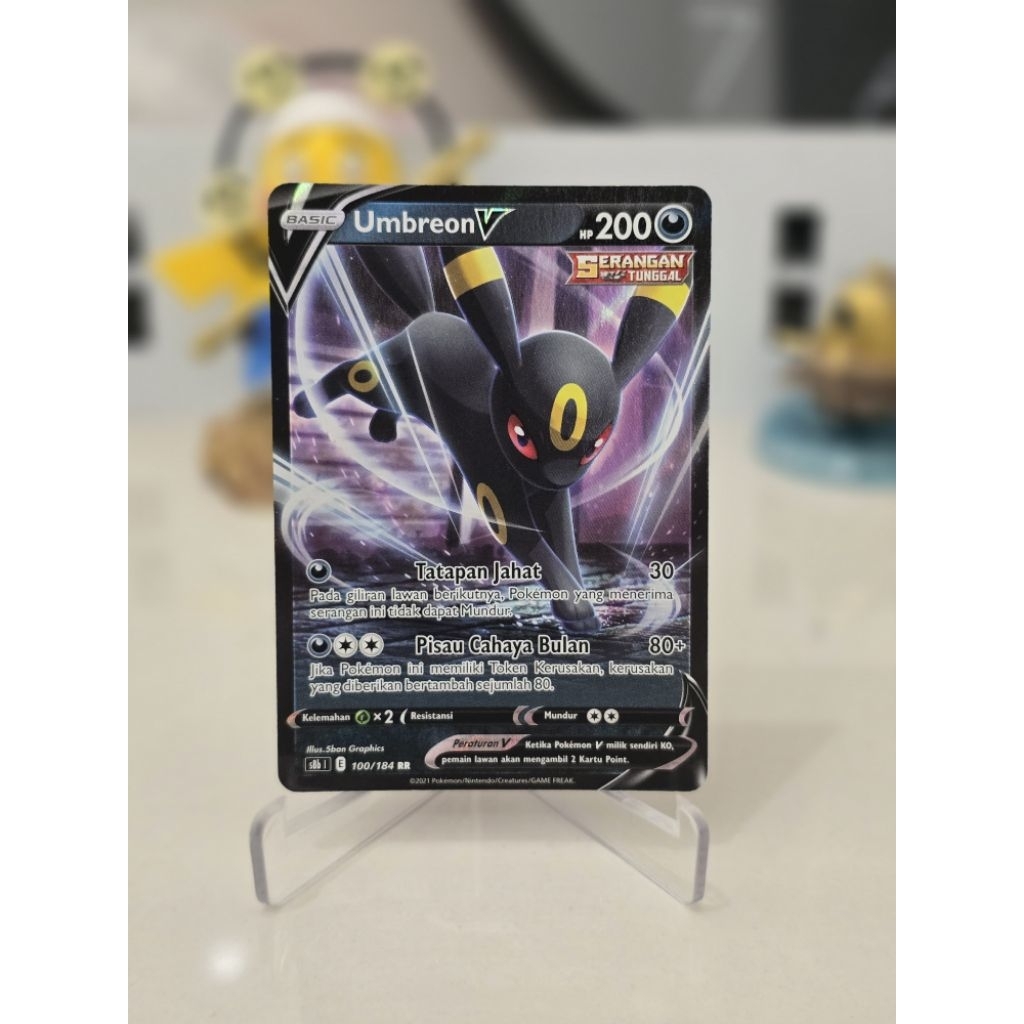 Kartu Umbreon V 100/184 Pokemon TCG Indonesia