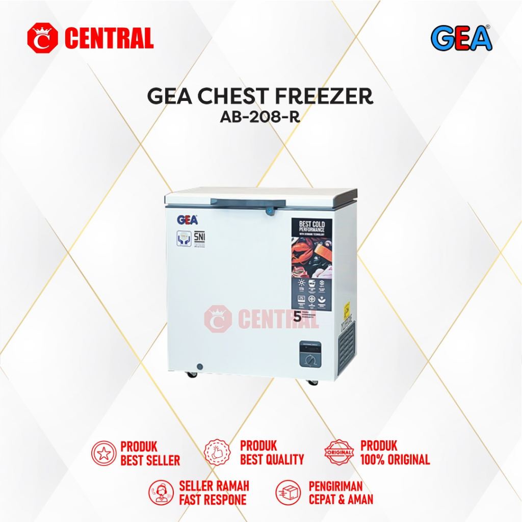 GEA CHEST FREEZER AB-208-R / Freezer/ 210 LITER