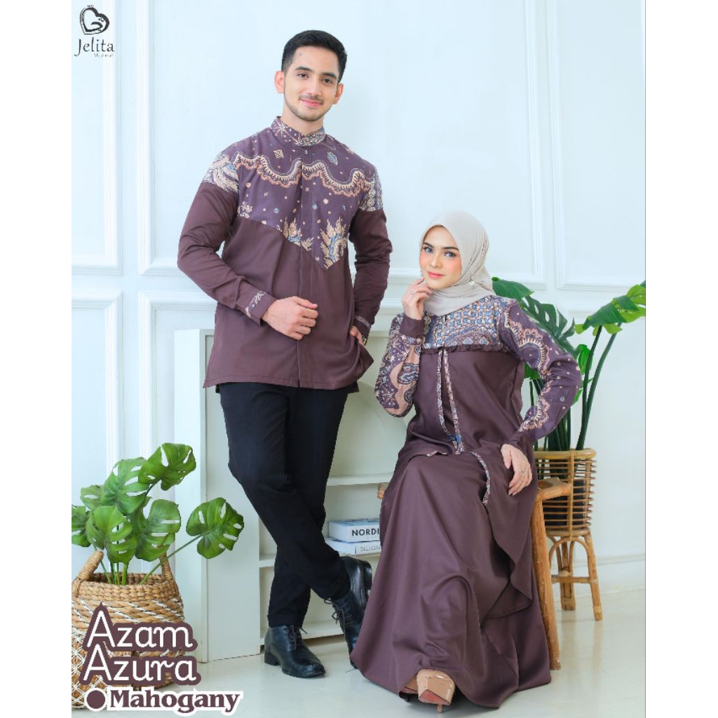 Couple Batik Azam Azura by Jelita Muslimah