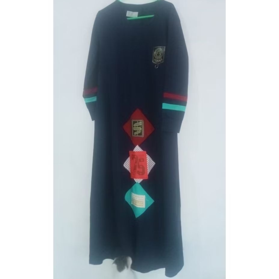 gamis wanita dewasa/ remaja warna navy