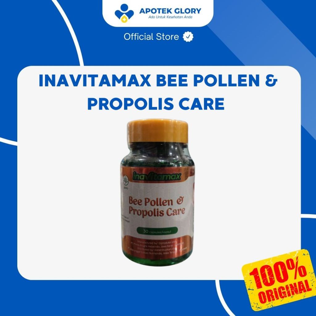 INAVITAMAX BEE POLLEN & PROPOLIS CARE ISI 30 KAPSUL
