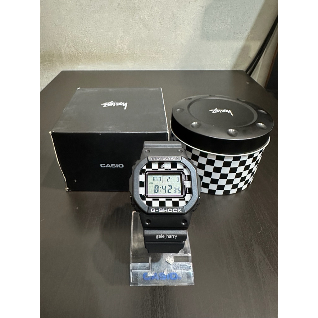 Casio Gshock Stussy Checker DW 5600VT JDM Made In Japan