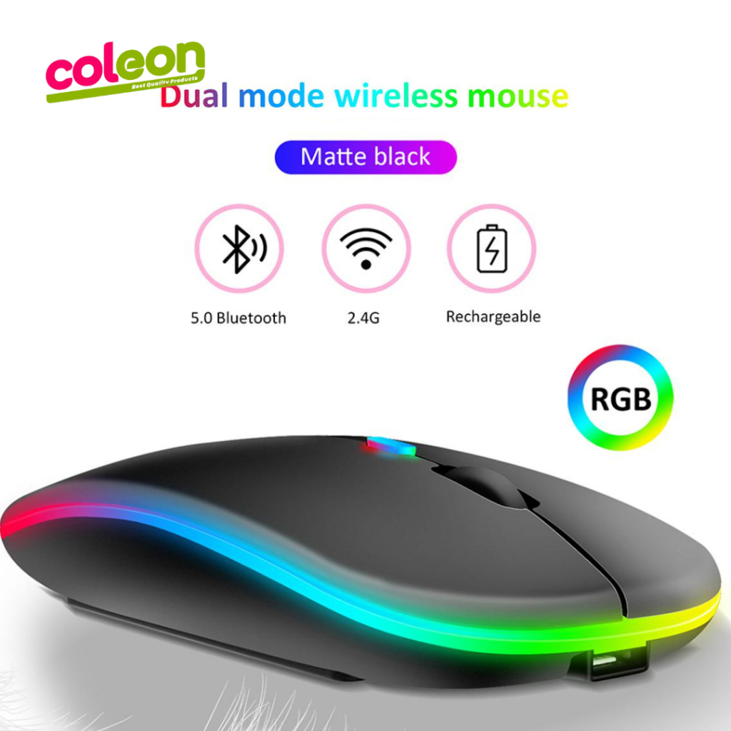 Mouse BluetoothTanpa Kabel untuk Laptop PC Komputer