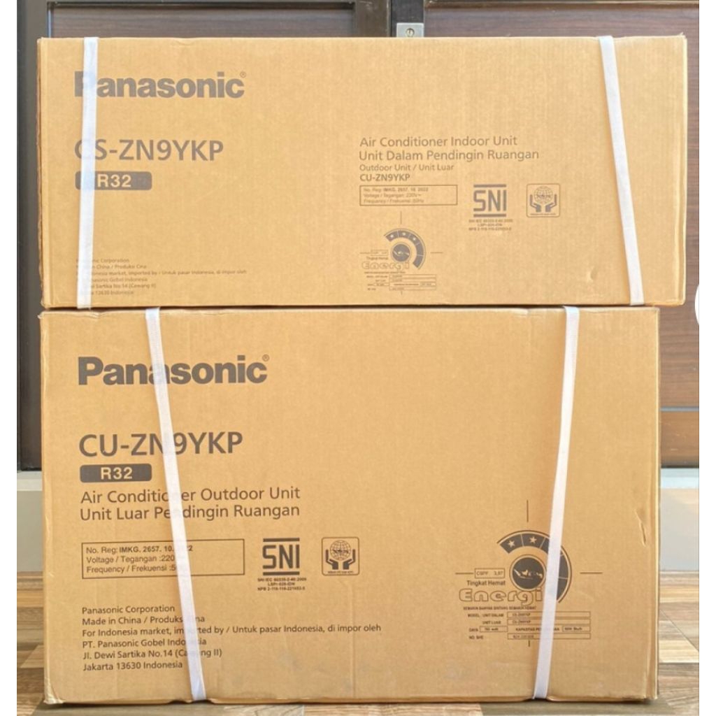 (Khusus Wilayah Kota Palembang) Ac 1pk Panasonic ZN9 YKP, Ac Panasonic 1PK, Ac Split 1pk Panasonic C