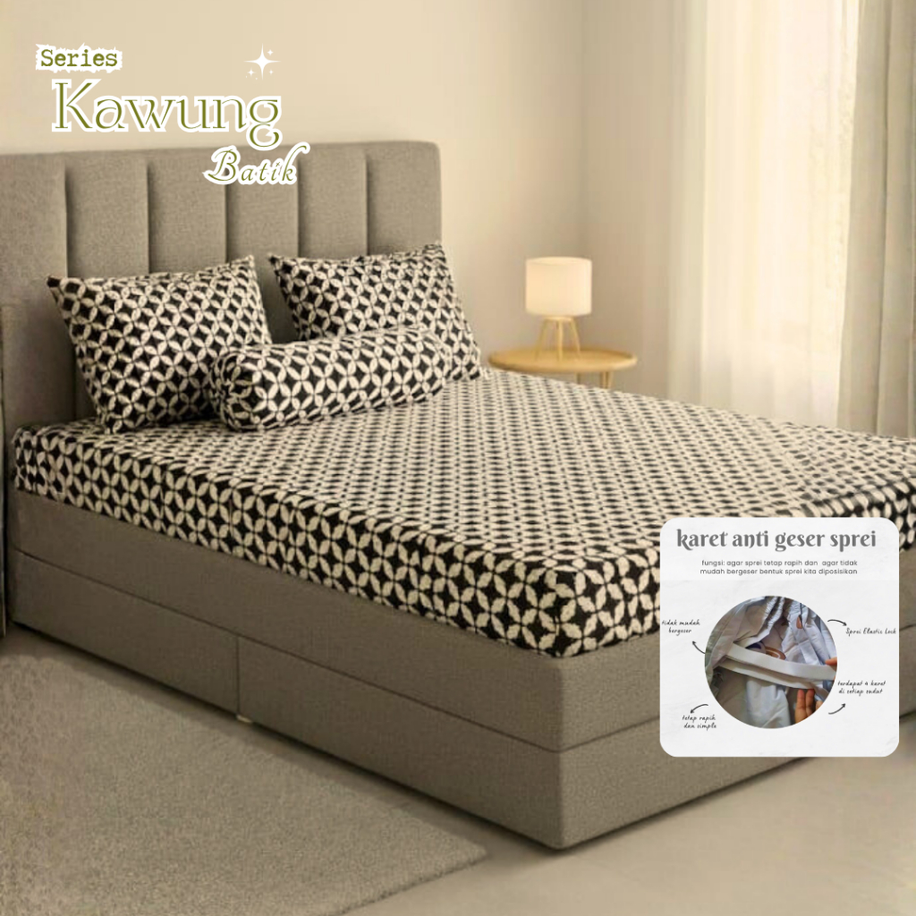 Sprei Batik Solo Doubel Karet