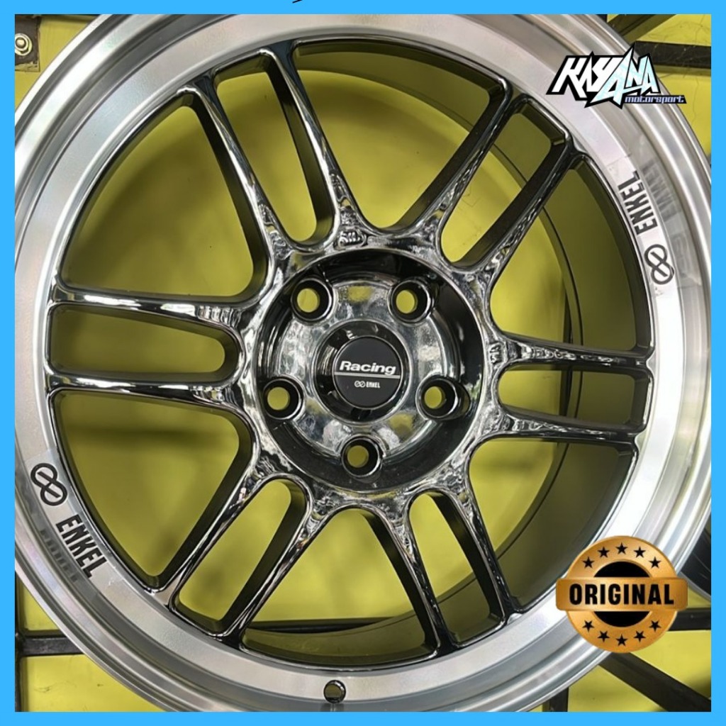 Enkei RPF1 Black chrome 18 buat innova hsr xpander crv dll