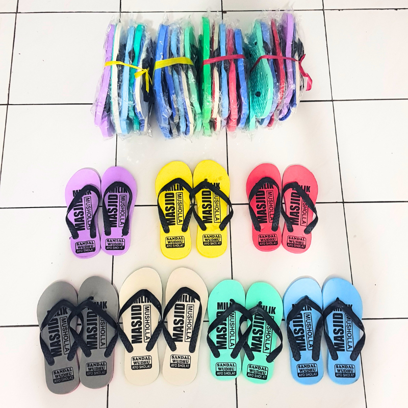 Grosir Sandal Wudhu Masjid 20 Pasang