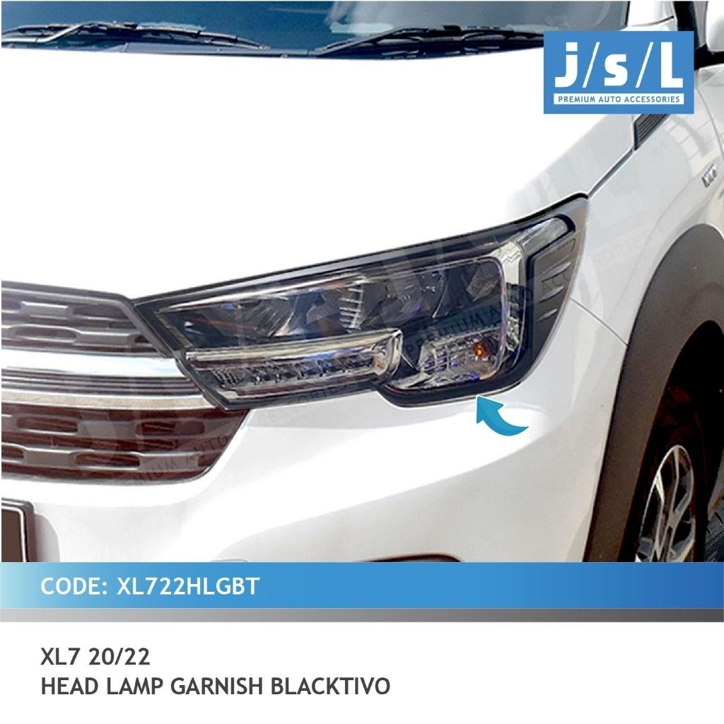 XL-7 XL7 Garnis List Lampu Depan HITAM DOFF 2pcs JSL (OPS)