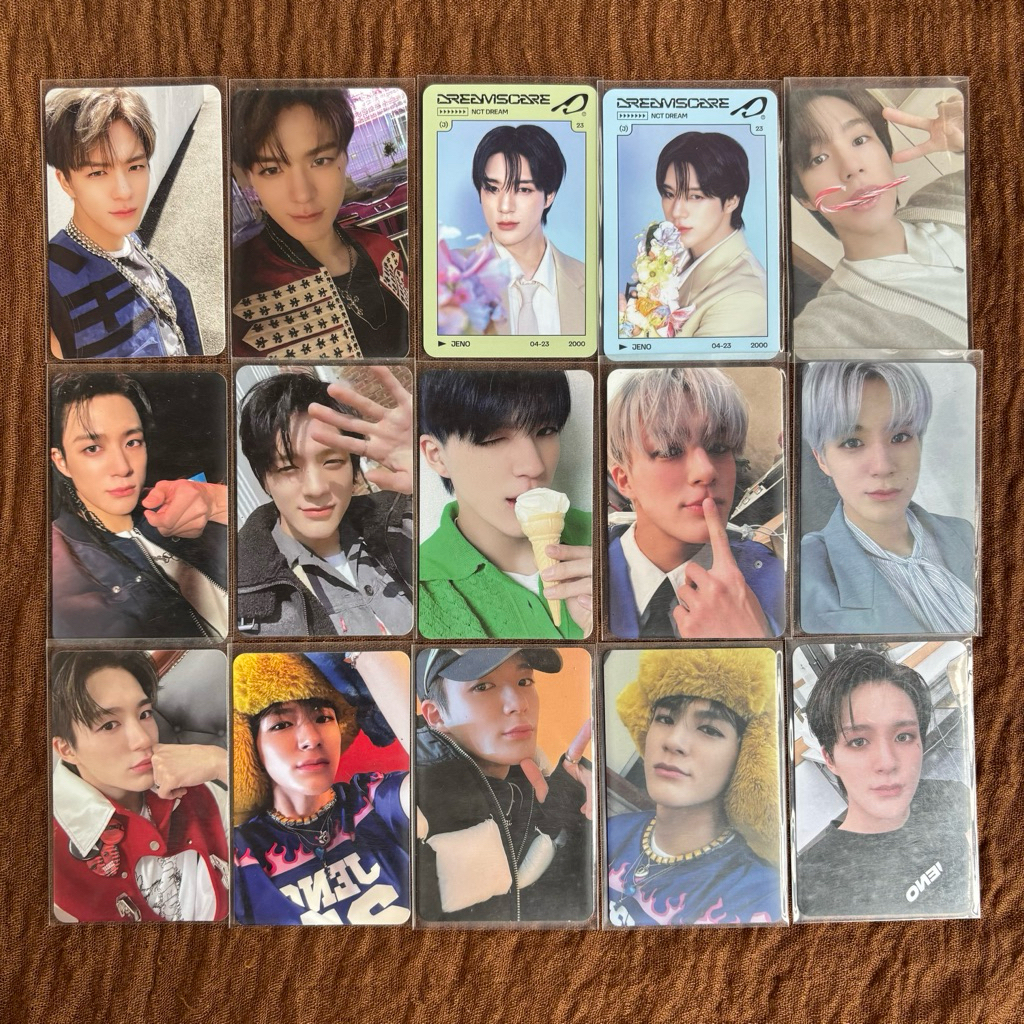 [READY STOCK] PHOTOCARD JENO ISTJ SMOTHIE MFAL ESKRIM BEATBOX SMCU GUEST HOT SAUCE GLITCH MODE SMINI