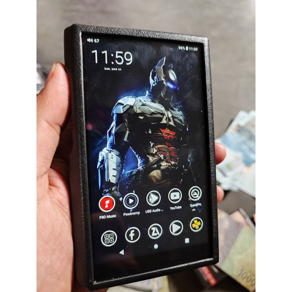 FiiO M11S Pemutar Musik Portabel Hi-Res Hitam 5300mAh
